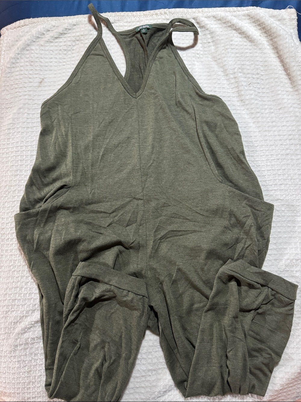 wild fable Olive Green Sleeveless Jumpsuit Romper